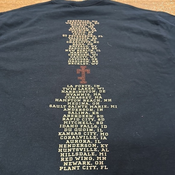 Josh turner country musician band t-short black men’s medium pop rock guitar - Picture 6 of 6